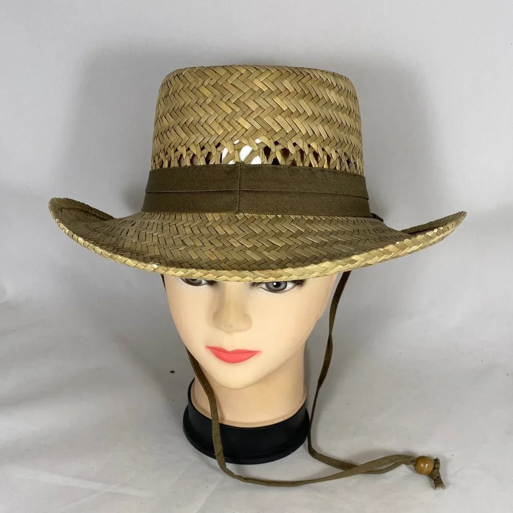 Dorfman Pacific Boater Style Straw Hat NWOT